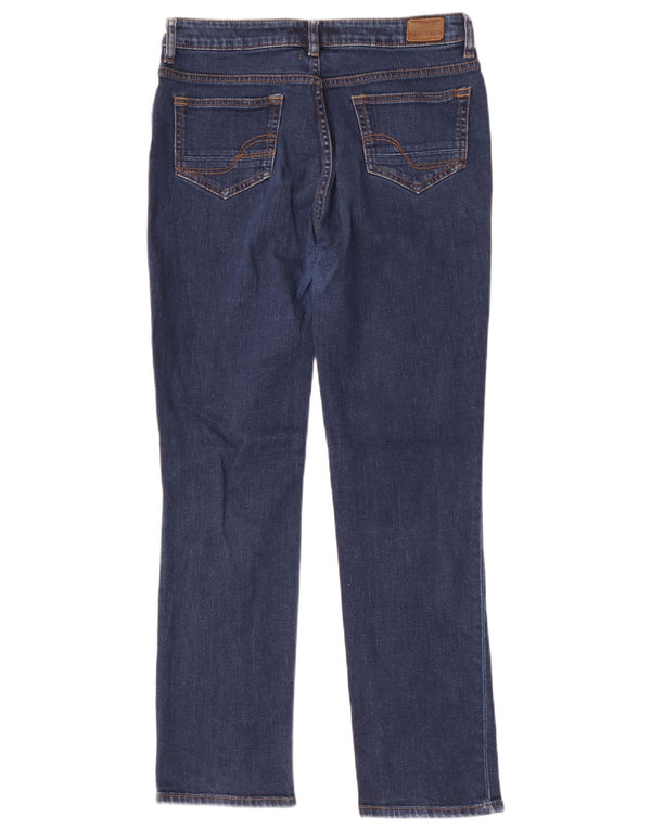 Fat Face Blugi subțiri pentru femei UK 10 Small W28 L29 Bleumarin