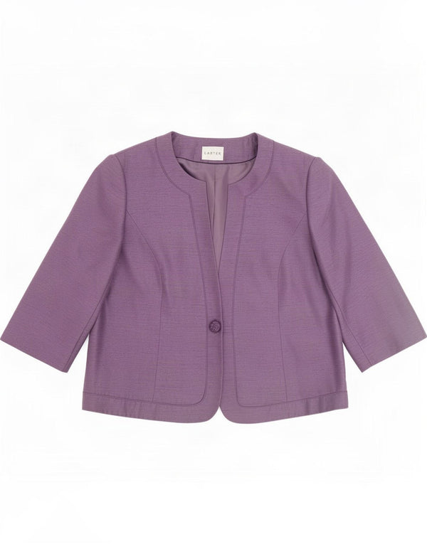 Jachetă pentru femei Eastex, mânecă 3/4, 1 buton, viscoză, UK 18 XL