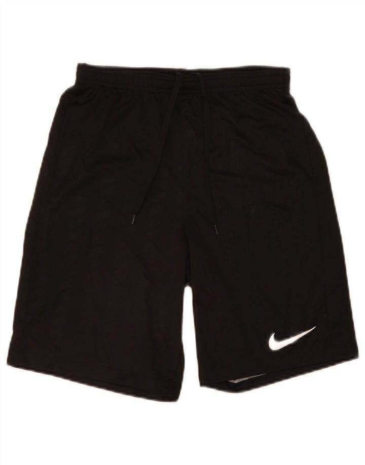 Pantaloni scurți sport Nike Dri Fit pentru bărbați, poliester negru mic
