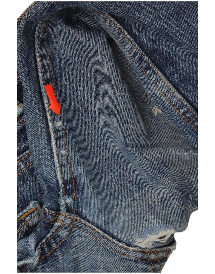 Blugi drepți distressed 505 Levi's pentru bărbați W33 L30 bumbac albastru