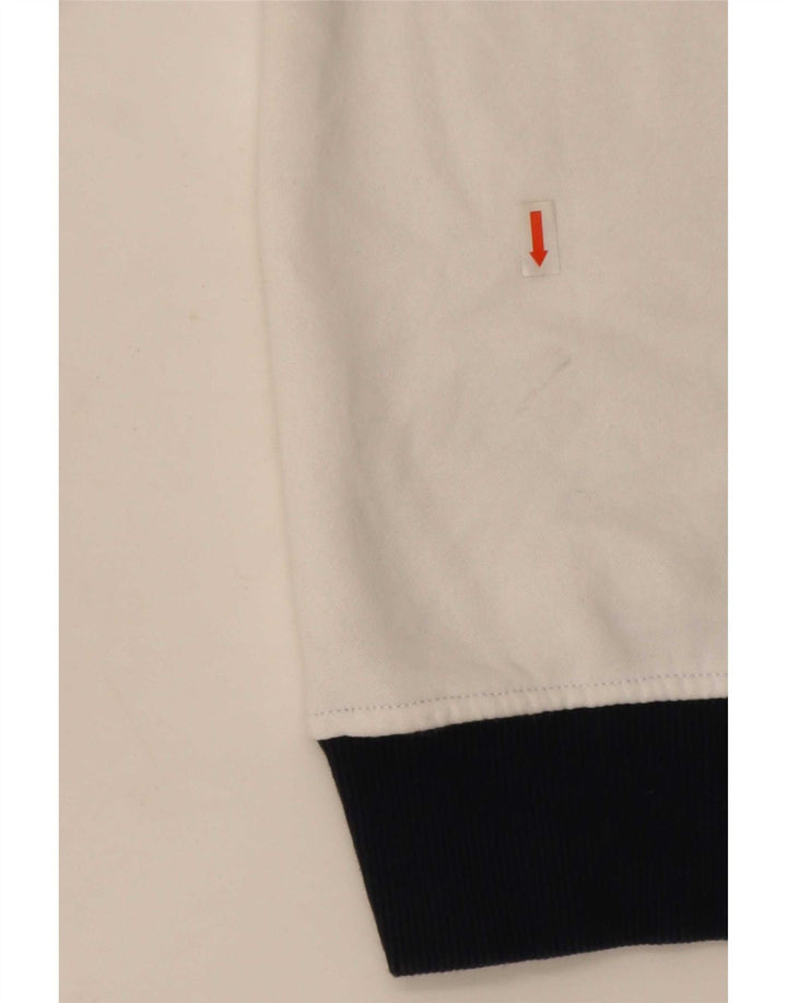 Hanorac grafic pentru bărbați Tommy Hilfiger Pulover mediu alb colorblock