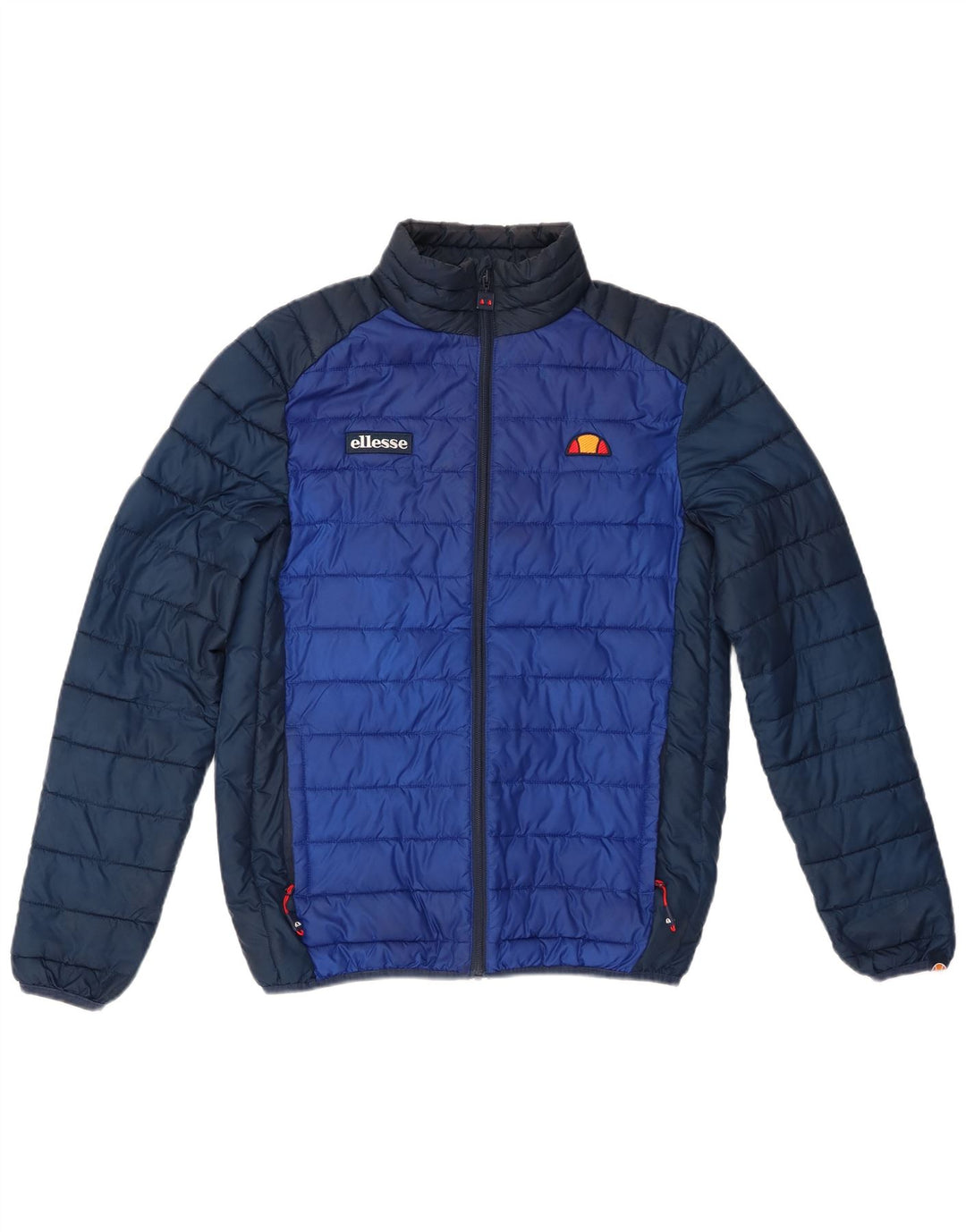 Jachetă căptușită pentru bărbați Ellesse UK 36, albastru, poliester color bloc