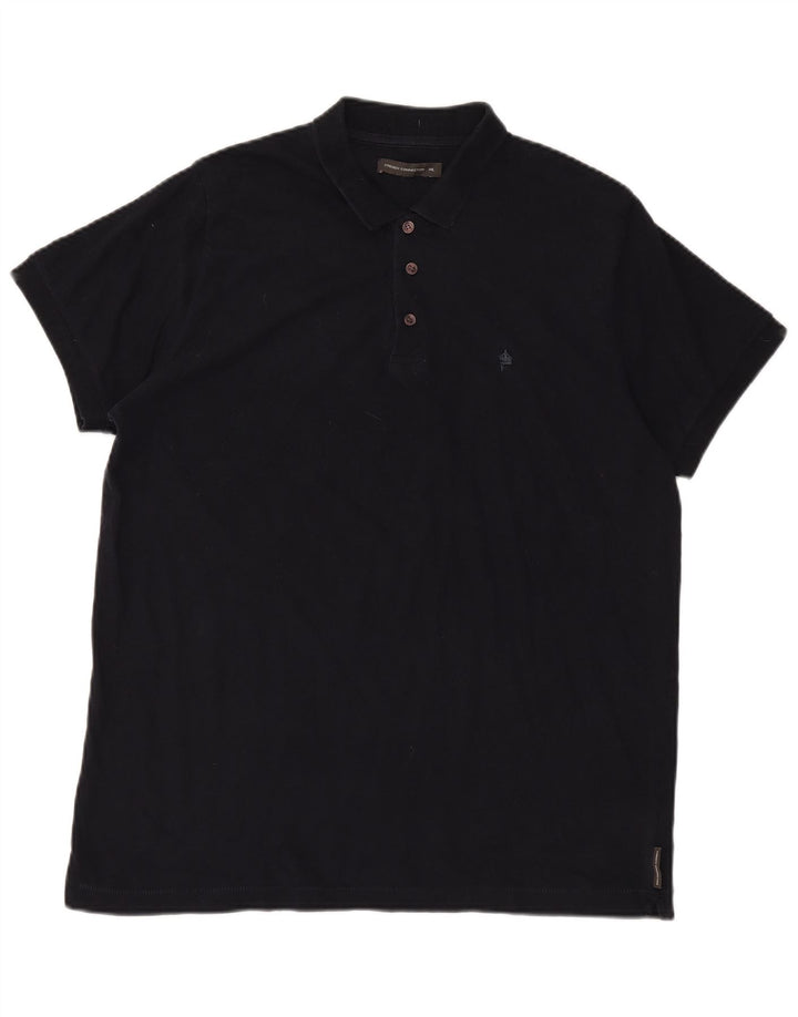 Tricou polo pentru bărbați French Connection 2XL bumbac bleumarin