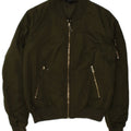 Topshop Bomber Jacket pentru femei UK 8 Small Kaki Poliester