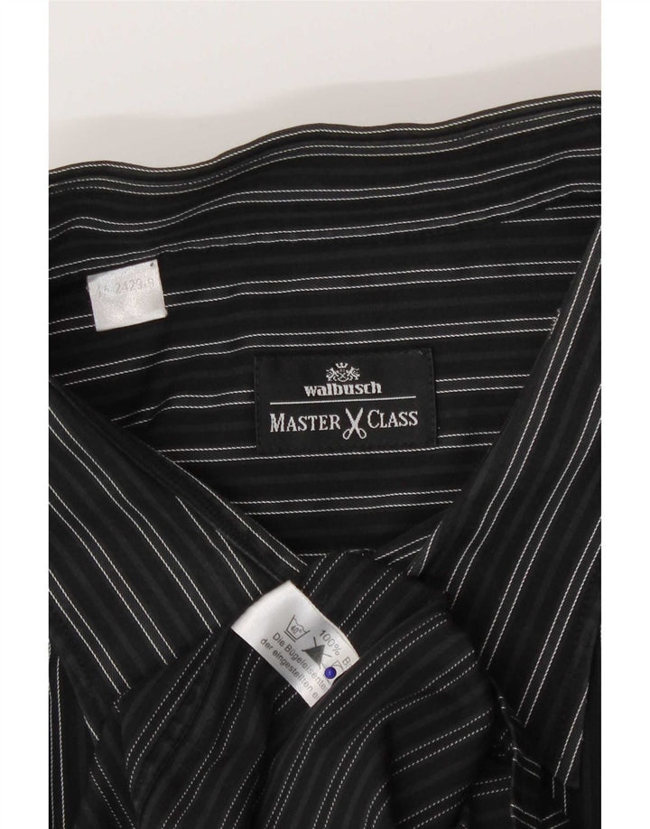 Cămașă pentru bărbați Walbusch 3XL bumbac cu dungi negre