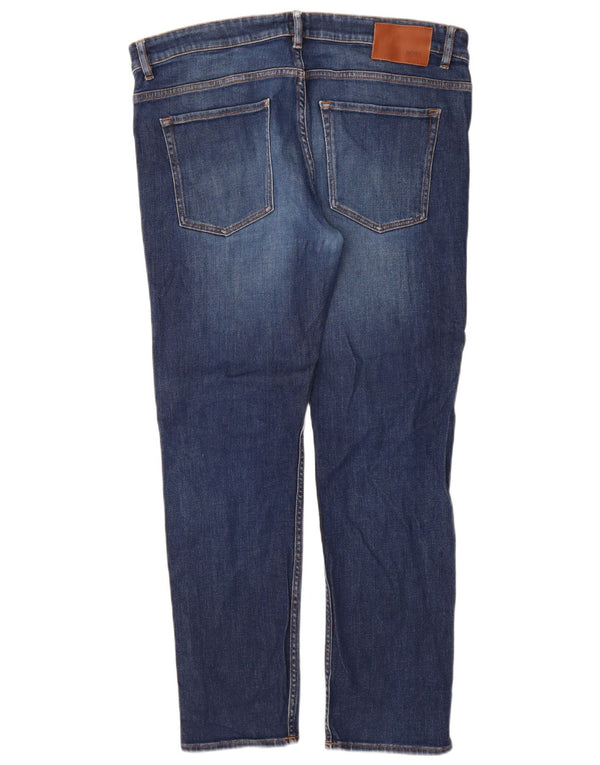 Blugi slim pentru femei Hugo Boss W36 L30 bleumarin