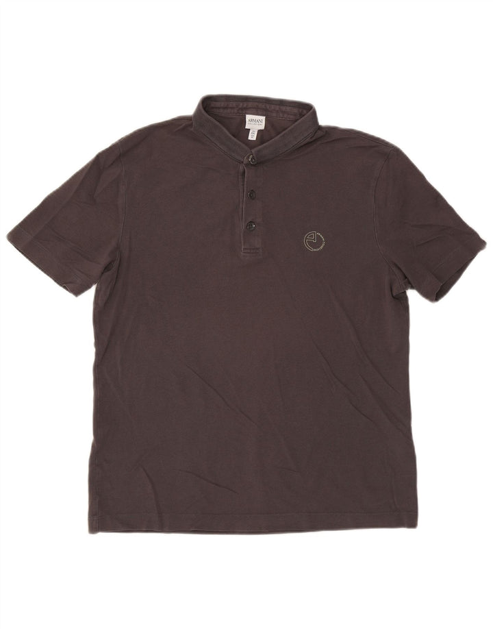 Cămașă polo Armani pentru bărbați XL bumbac gri