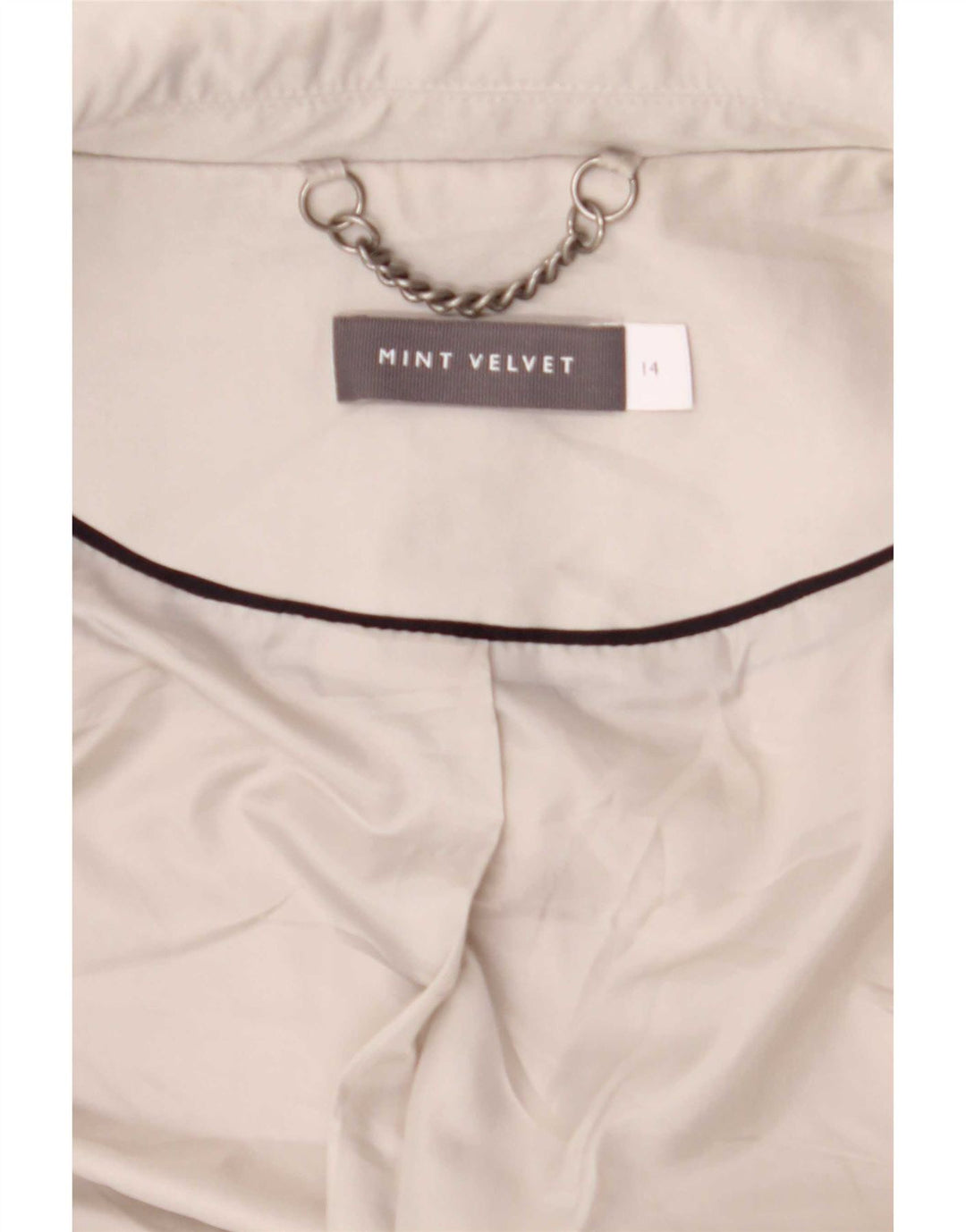 MINT VELVET Palton pentru femei UK 14 Medium Gri Poliester