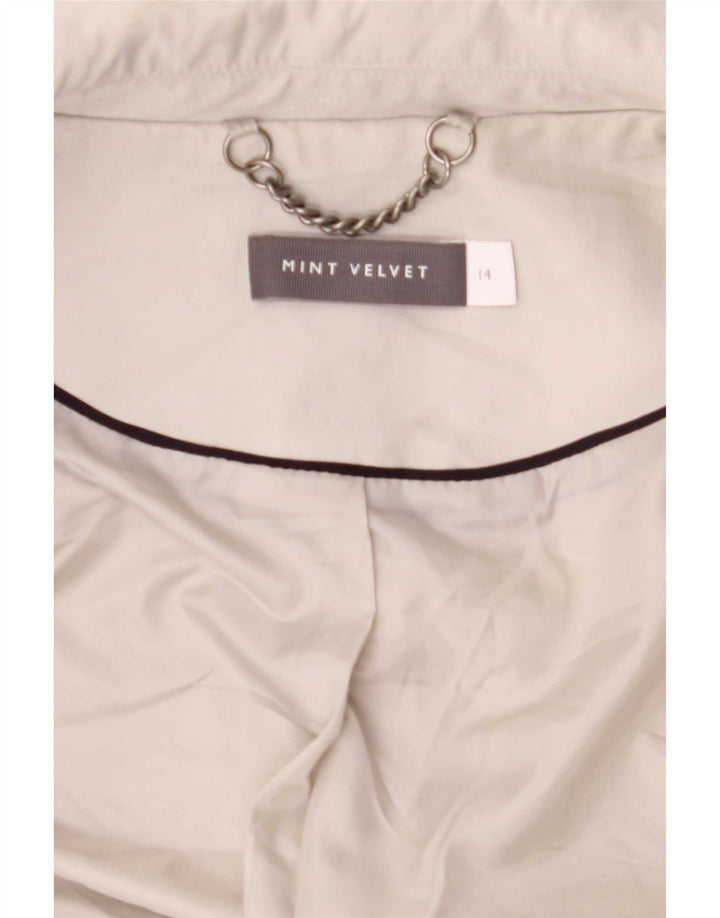 MINT VELVET Palton pentru femei UK 14 Medium Gri Poliester