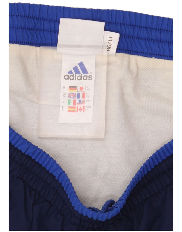 Pantaloni scurți sport pentru bărbați Adidas, mari, bleumarin, poliester color bloc