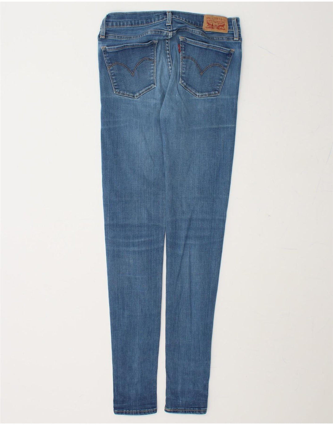 LEVI'S Womens Skinny Jeans W27 L32 Blue Cotton Vintage Levi's and Second-Hand Levi's from Messina Hembry 