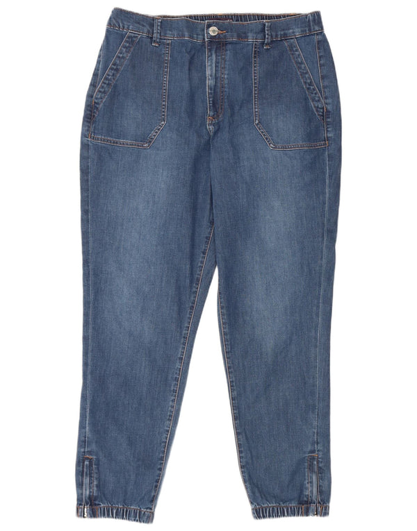 Pantaloni de jogging pentru femei Marks & Spencer Blugi tăiați UK 16 Large W34 L26 Albastru