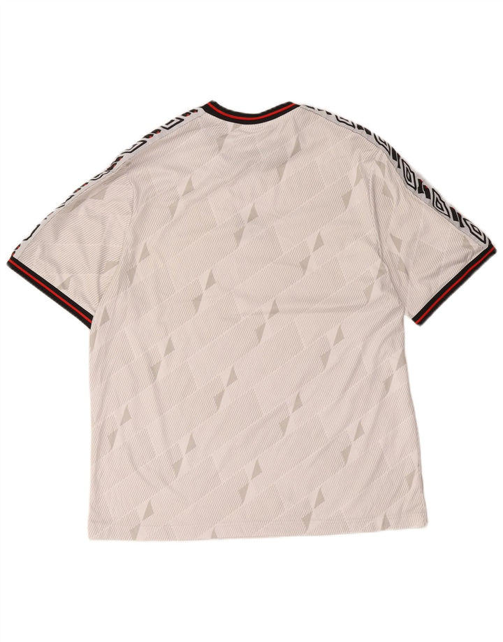 Tricou grafic pentru bărbați Umbro Top mare alb geometric