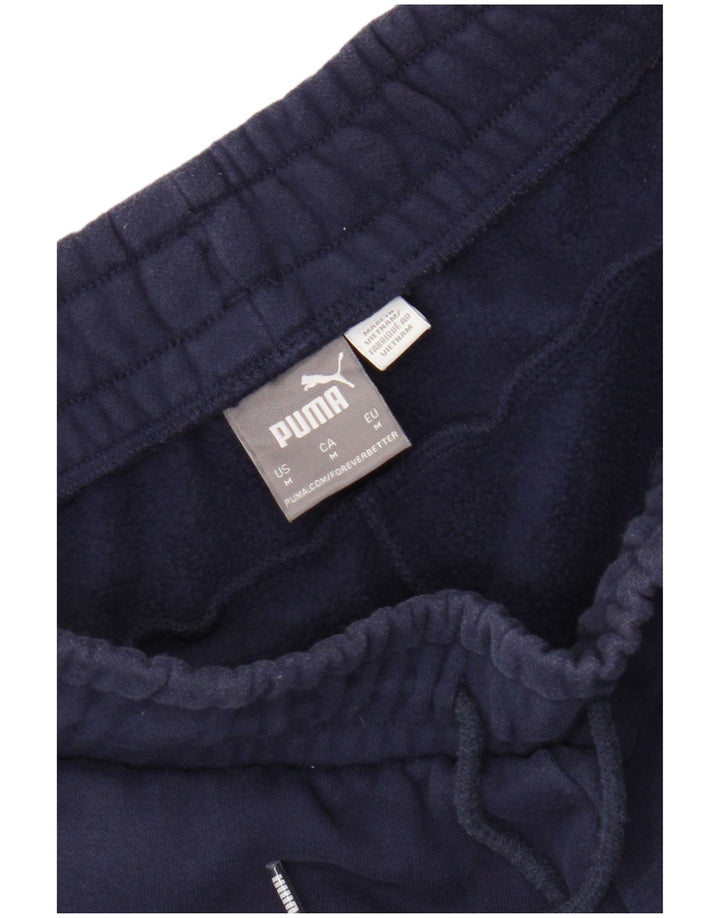 Pantaloni de trening Puma Grafic pentru bărbați Pantaloni de jogging Medium Bleumarin