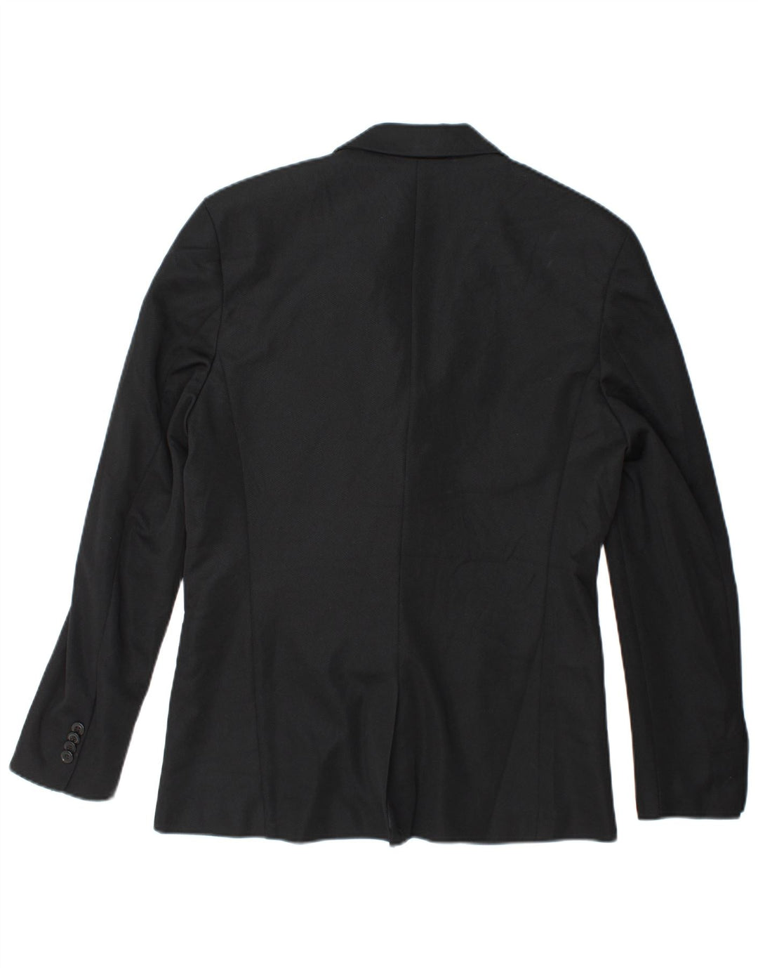 Blazer pentru bărbați Zara, cu 2 nasturi, UK 40, mare, negru, poliester