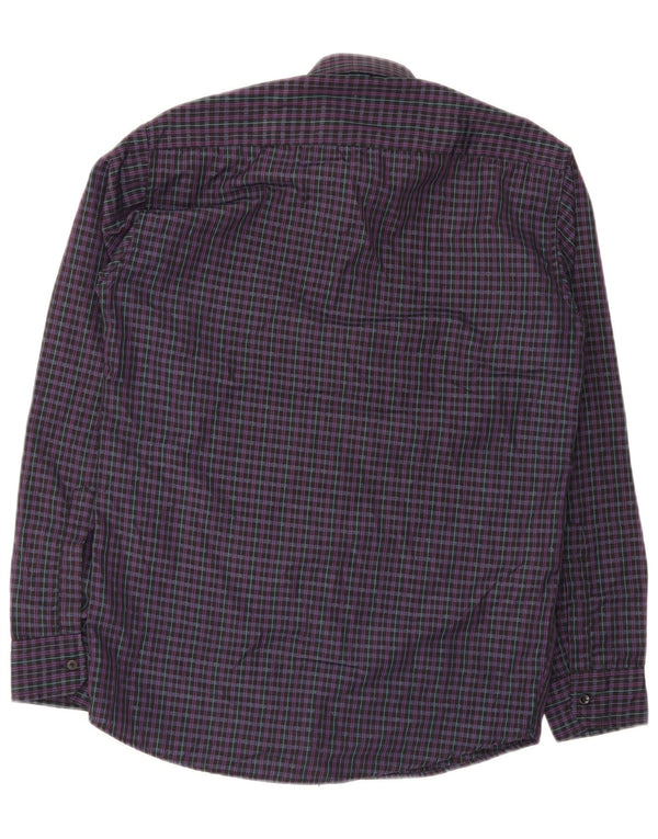 Cămașă pentru bărbați Pierre Cardin Regular Fit Mărimea 15 Medium Purple Check