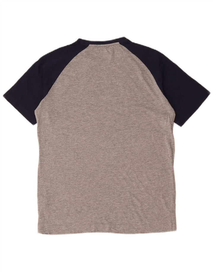 Tricou grafic pentru bărbați Kappa Top, gri mediu, bumbac color bloc