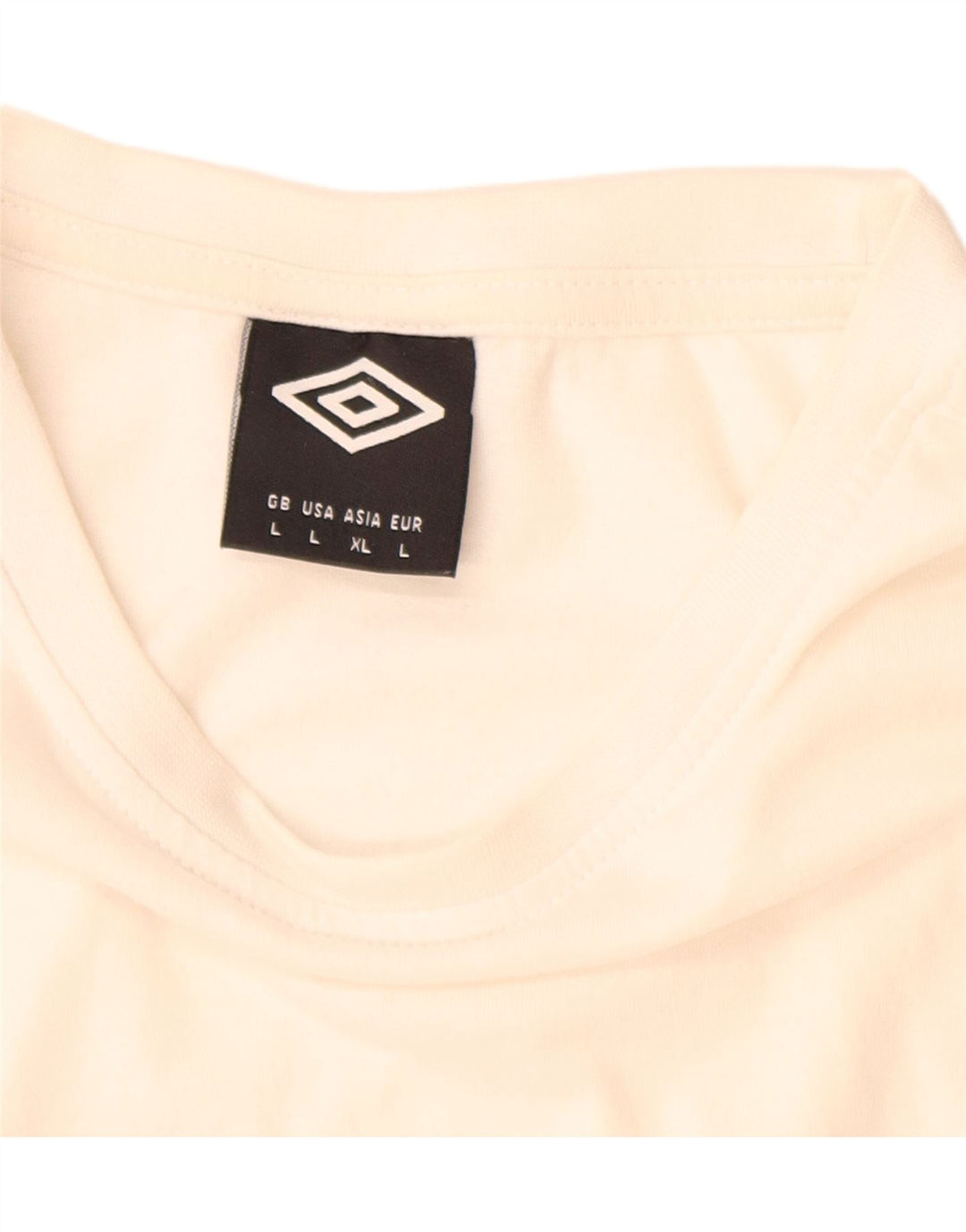 UMBRO Tricou Bărbați Top Mare Bumbac Alb