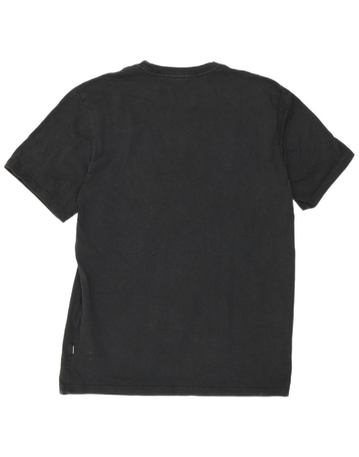 Tricou grafic Converse pentru bărbați Top mediu din bumbac negru