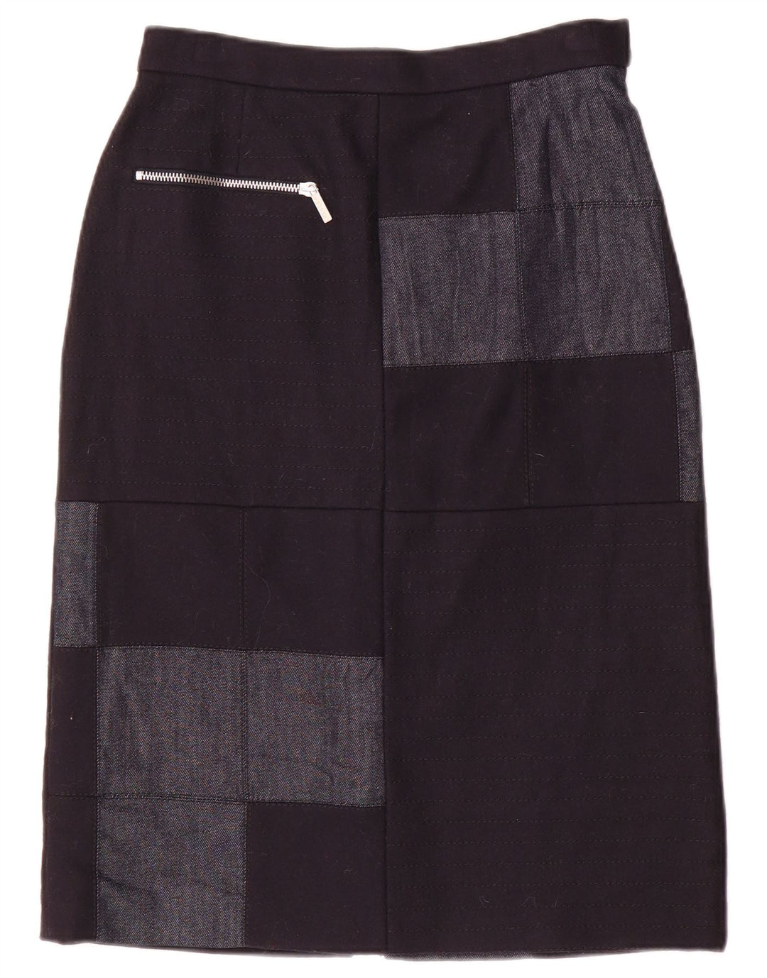 Fusta midi pentru femei Iceberg IT 40 Small W26 Navy Blue Patchwork