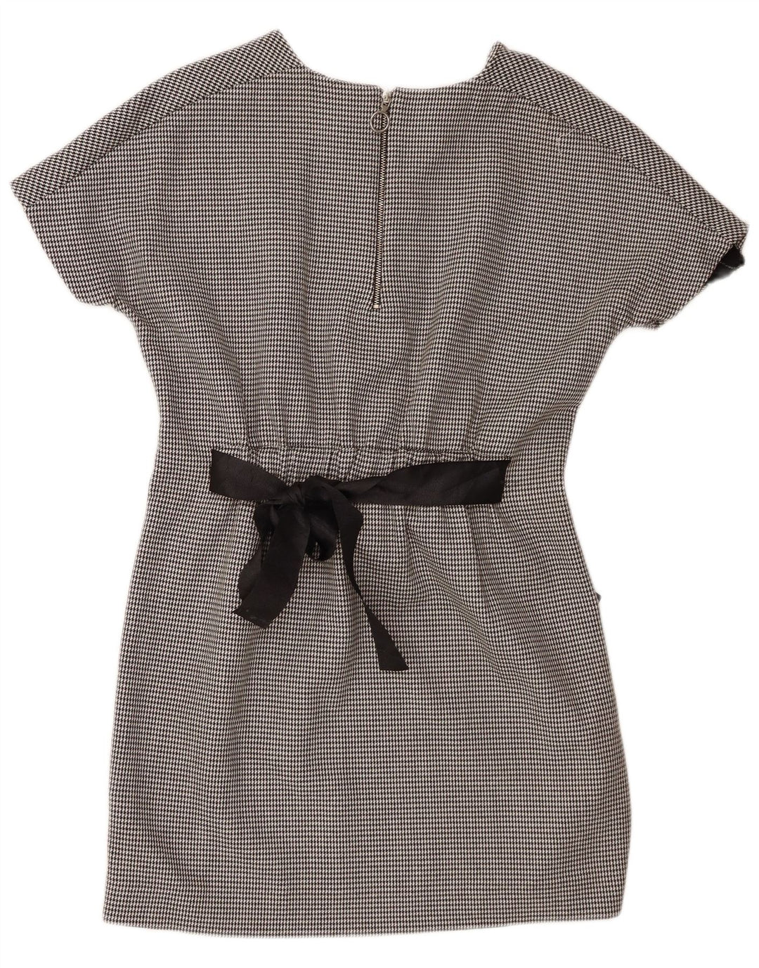 Rochie de bază Trafaluc pentru femei Zara UK 10 Poliester cu picior de găin negru mic
