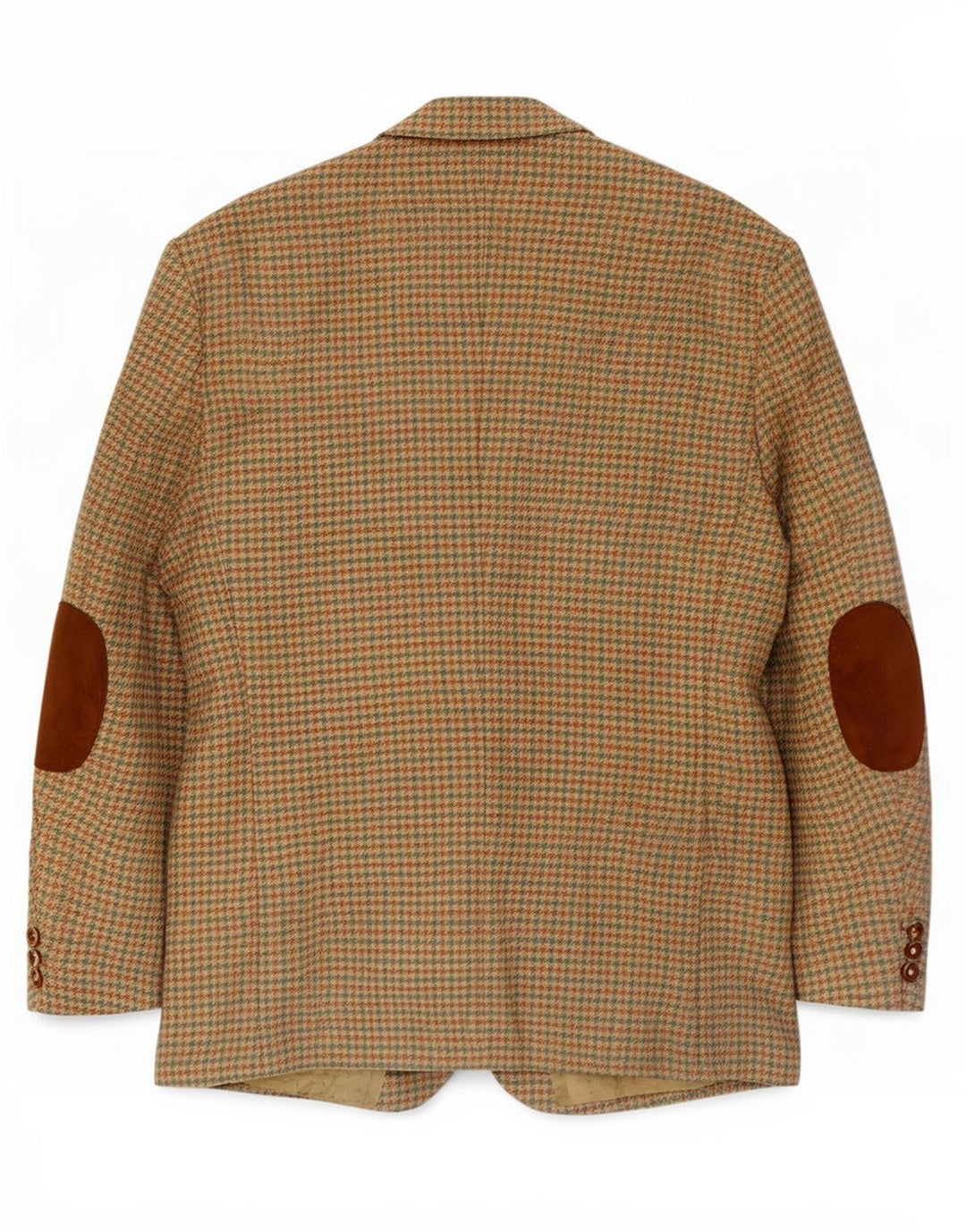 Jachetă vintage pentru bărbați cu 2 nasturi IT 52 XL Lână verde cu picior de gală