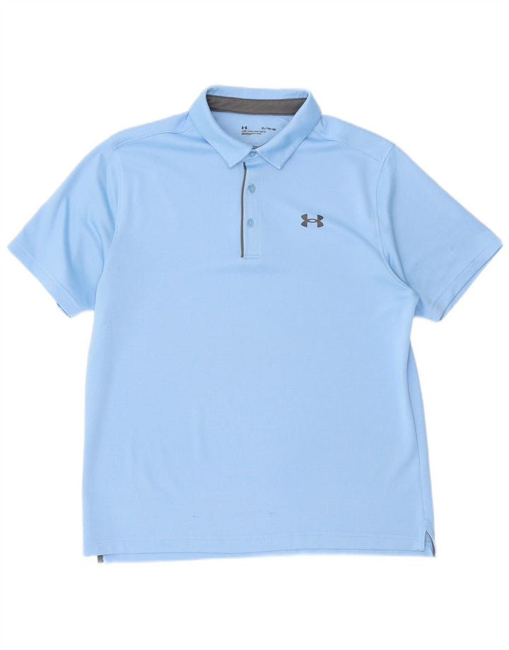 Tricou polo pentru bărbați Under Armour XL, albastru