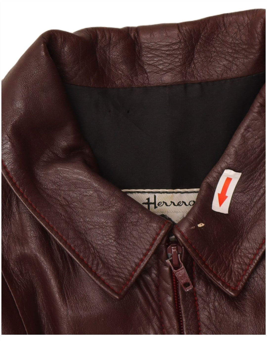 Geacă de piele Herrero pentru femei IT 48 XL din piele maro