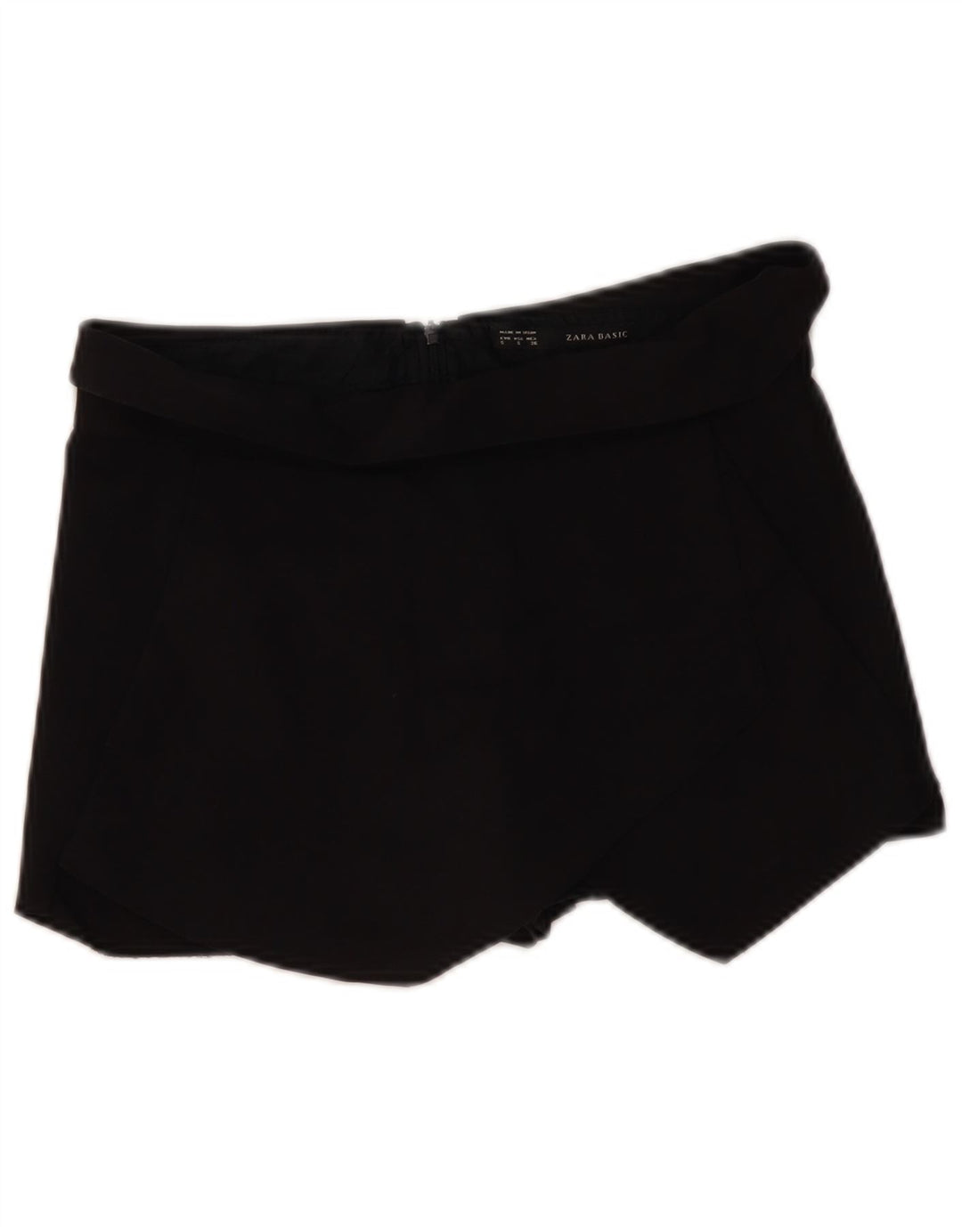 Skort pentru femei ZARA UK 8 Small Black Acetat