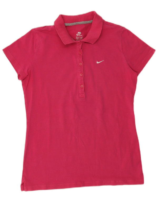 Tricou polo Nike pentru femei Marea Britanie 16/18, bumbac roz mare