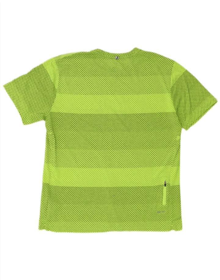 Tricou pentru bărbați Nike Dri Fit Top XL Poliester geometric verde