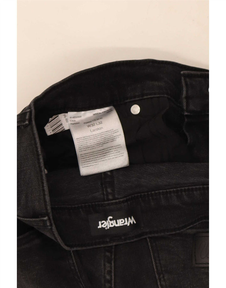 Blugi pentru bărbați Wrangler Larston Slim W32 L32 bumbac negru