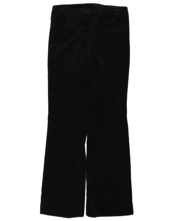 i Blues Pantaloni casual Flare pentru femei UK 10 Small W30 L30 Bumbac negru
