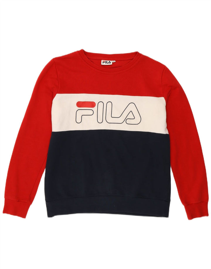 Pulover Fila pentru damă UK 14 Medium Multicolor Colorblock