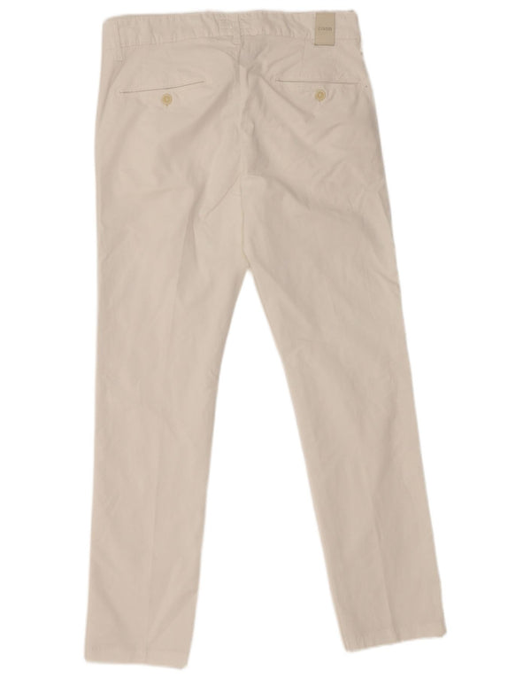 Pantaloni Chino Slim Femei Coveri IT 44 Medium L30 L28 Bumbac Alb