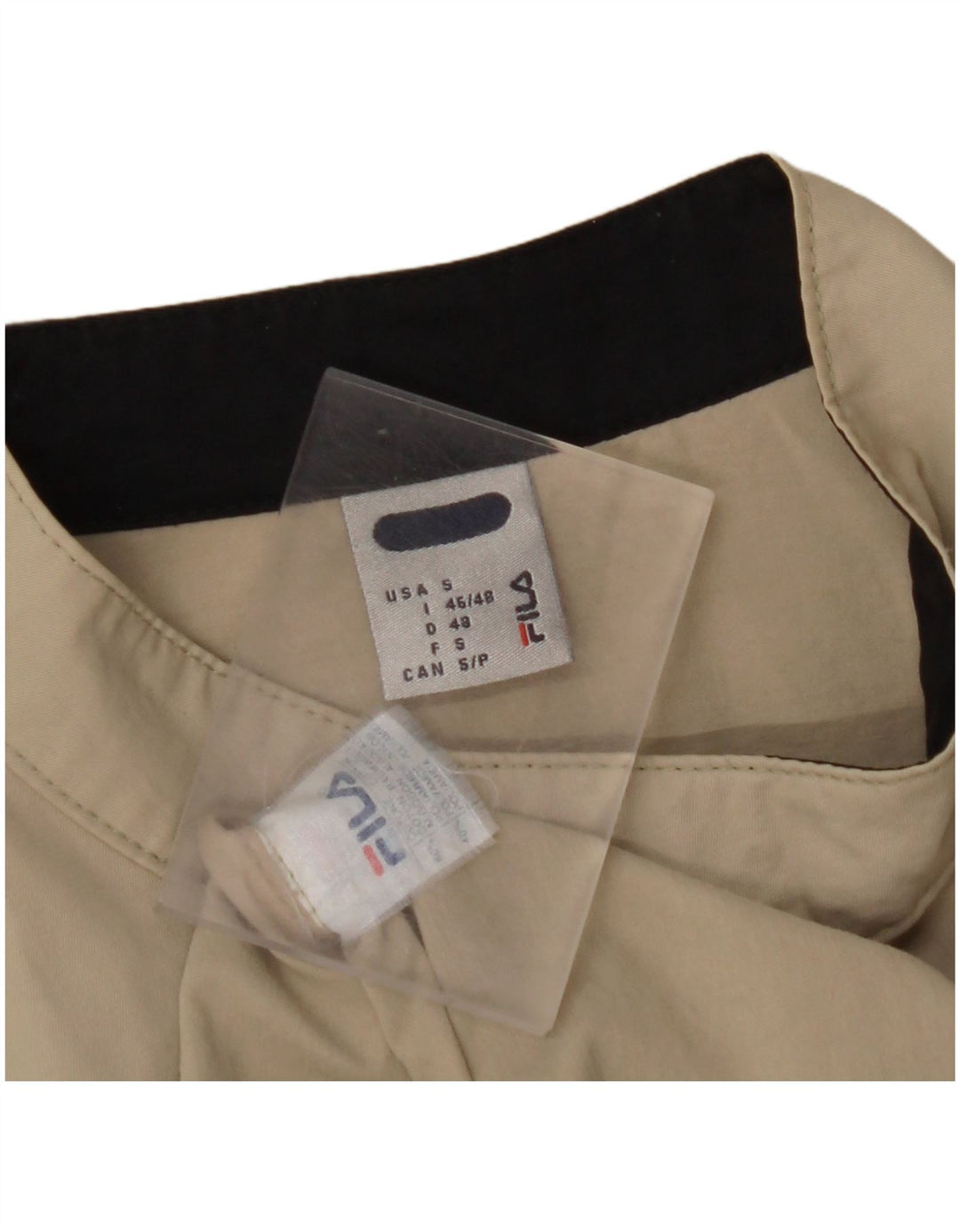 Bomber pentru bărbați FILA UK 36 Small Beige Bumbac