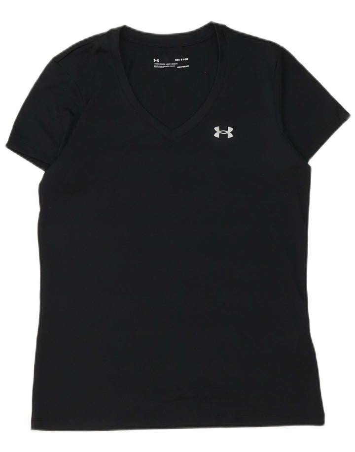 Tricou Under Armour pentru bărbați Heat Gear Top mic poliester negru