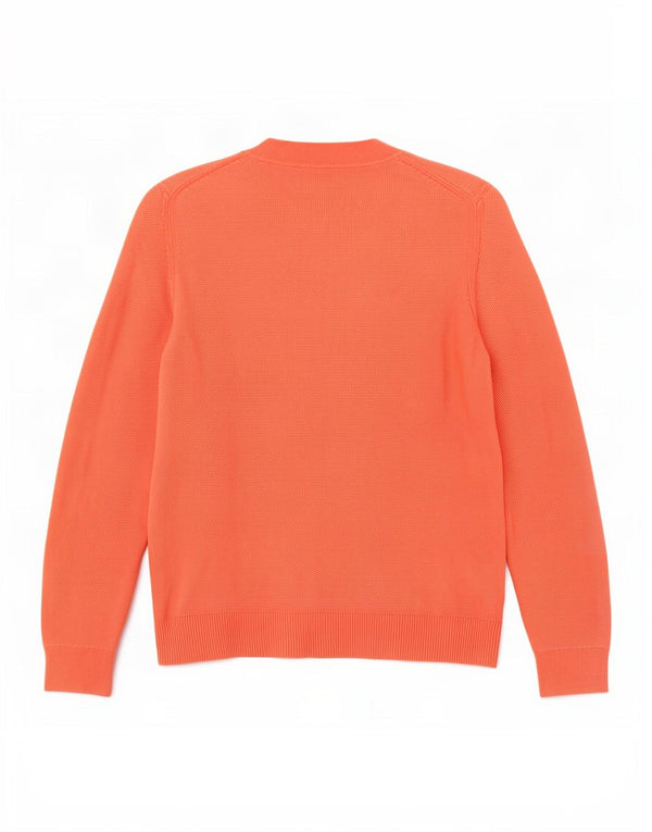 Pulover cardigan pentru femei Tommy Hilfiger UK 6 XS bumbac portocaliu