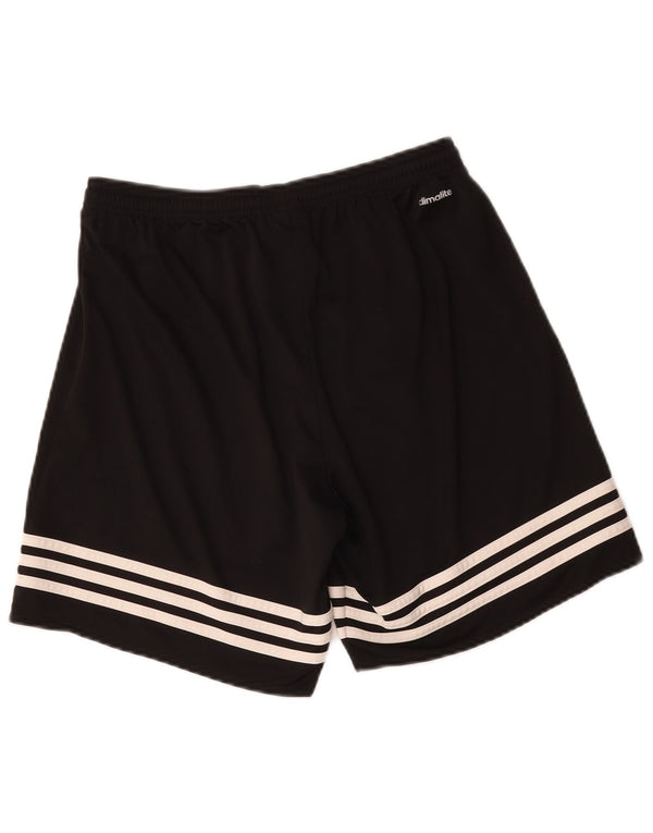 Pantaloni scurți sport adidas Climalite pentru băieți 13-14 ani poliester negru mediu