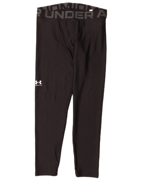 Pantaloni de trening Under Armour pentru băieți Heat Gear Graphic 13-14 ani XL negru