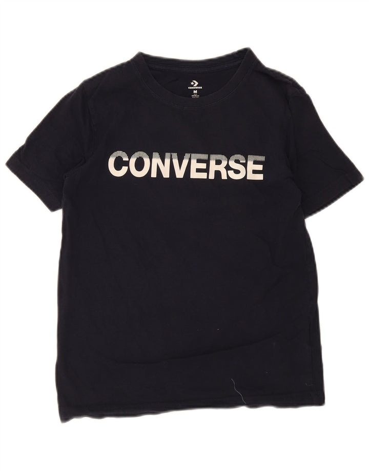 Tricou cu grafică obișnuită Converse pentru băieți Top 10-11 ani din bumbac bleumarin