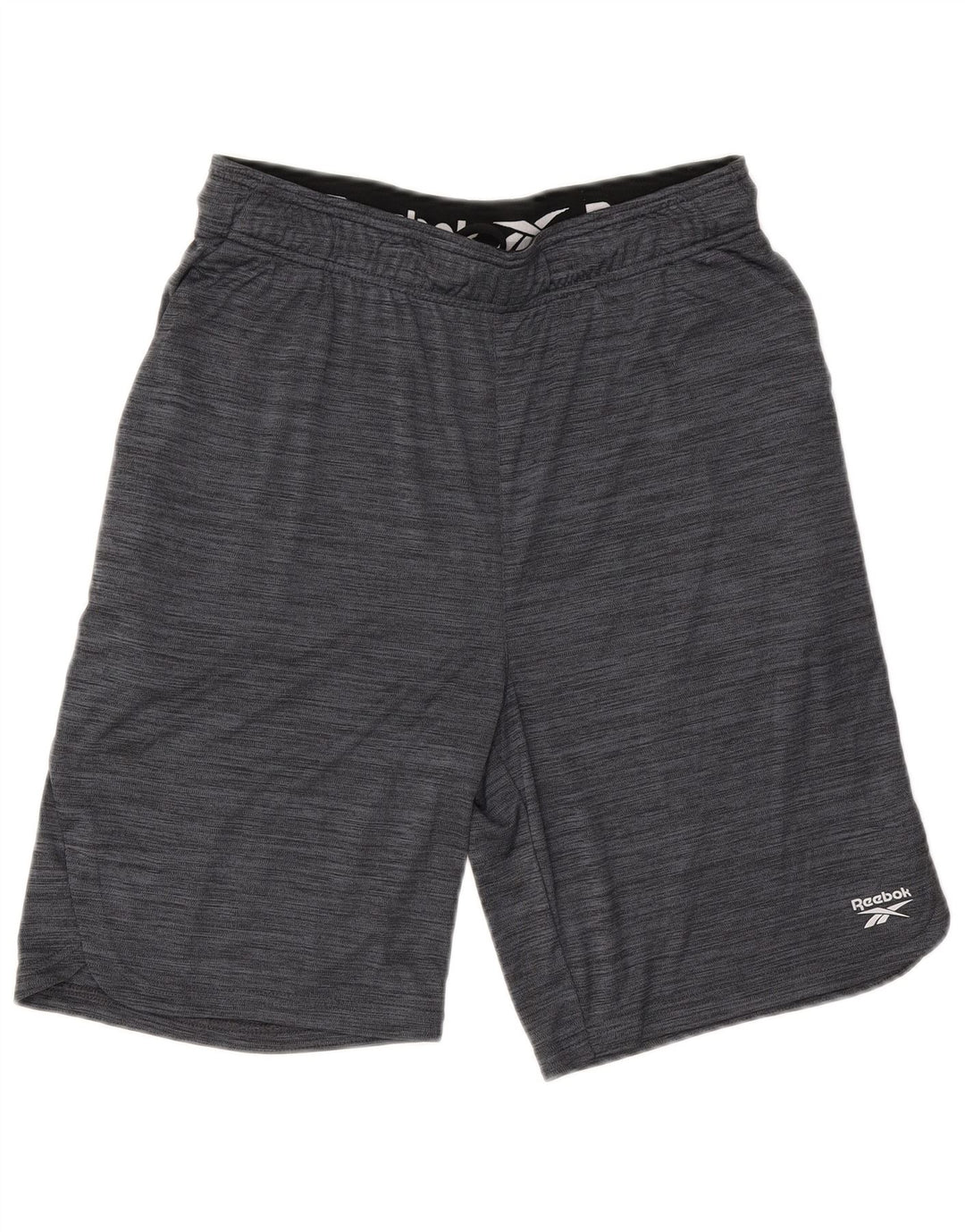Pantaloni scurți sport Reebok pentru bărbați, poliester, gri mediu