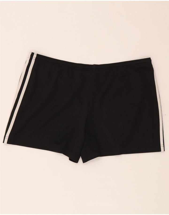 Pantaloni scurți sport ADIDAS pentru femei UK 14 Poliester mediu negru