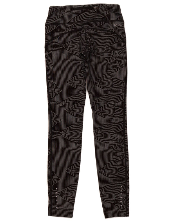 Leggings Dri Fit NIKE pentru femei UK 6 XS Gri Pinstripe