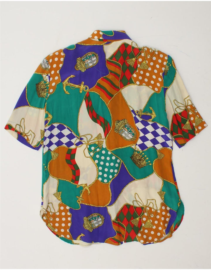 Bluză cămașă pentru femei FIORELLA RUBINO UK 14 Medium Multicolor Patchwork