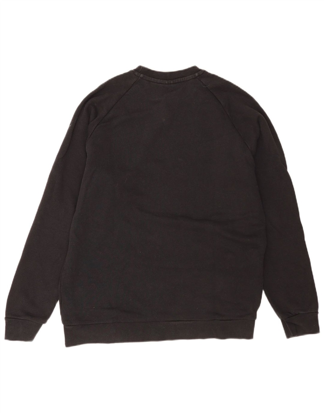 Hanorac grafic pentru bărbați Adidas Jumper mediu din bumbac negru