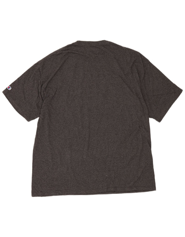 Tricou cu grafică Champion pentru bărbați Marian University Top 2XL, bumbac cu pete gri