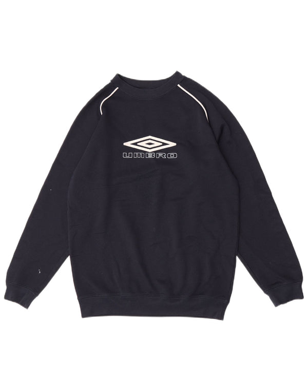 Umbro Băieți Pulover Grafic Pulover 13-14 Ani Bleumarin Poliester