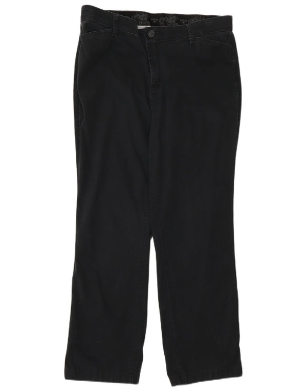 Pantaloni casual drepti pentru femei Lee US 14 XL W34 L30 bleumarin bumbac