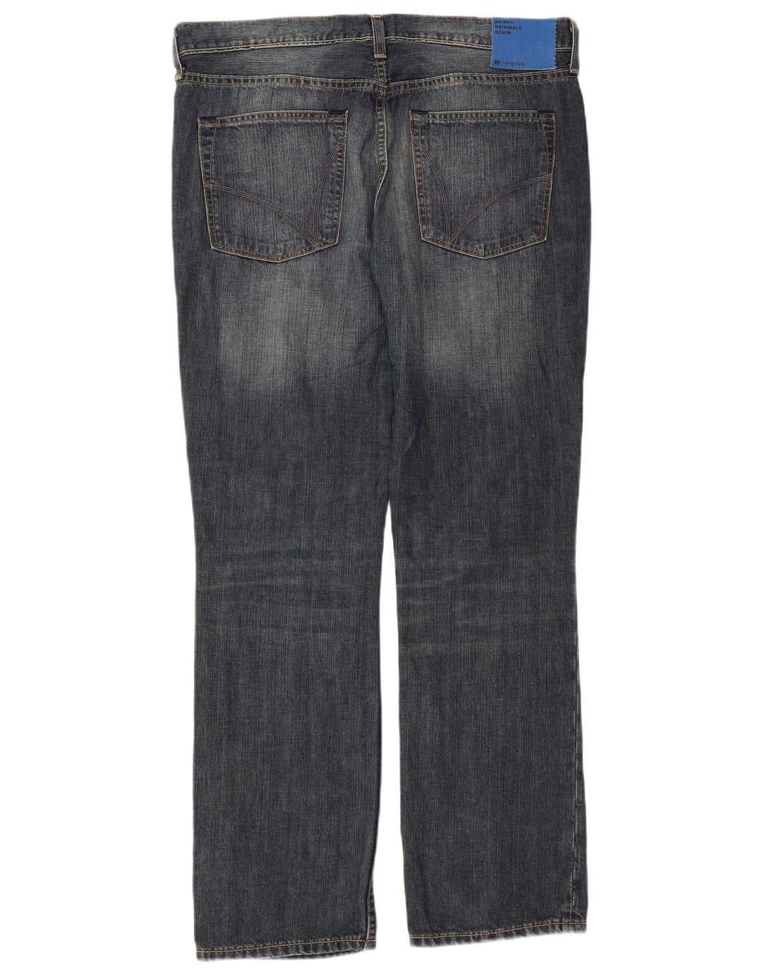 Blugi drepti pentru bărbați ADIDAS W36 L32 bleumarin